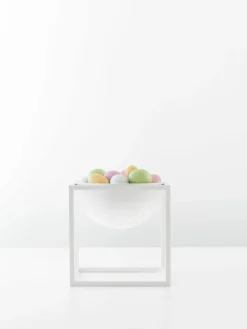 Audo Copenhagen Lille Kubus Skål, hvid fra><noscript><img width=