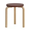 Artek Limited Edition Stool 60, Mahogany Brown fra> Skamler