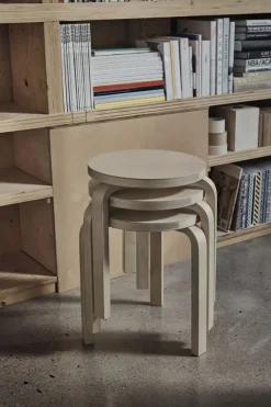 Artek Limited Edition Stool 60, Mahogany Brown fra><noscript><img width=