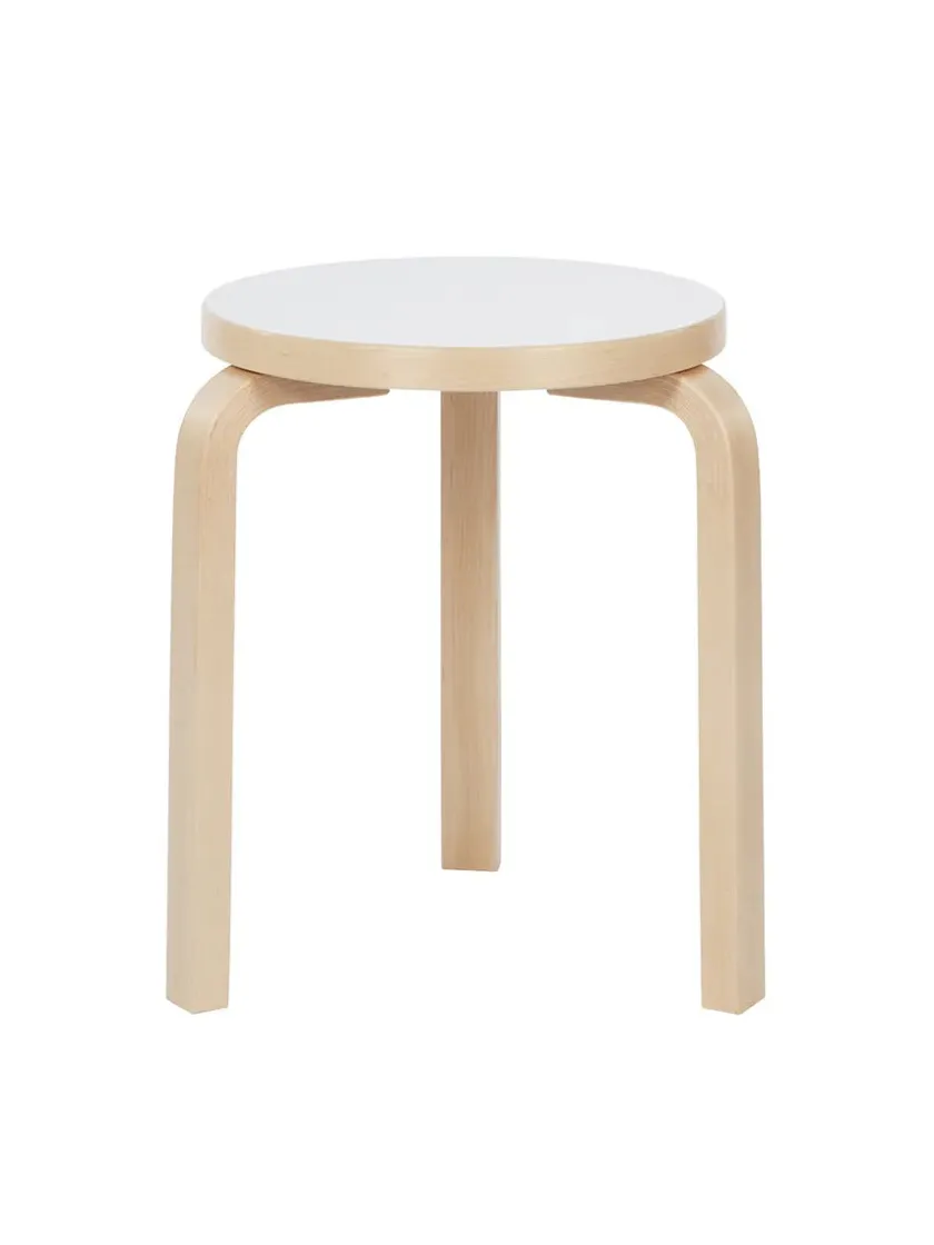 Artek Limited Edition Stool 60, Mahogany Brown fra> Skamler