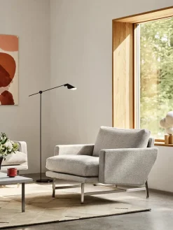 Fritz Hansen Lissoni PL111S Lounge Chair, Clay 012 fra> Lænestole