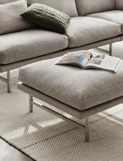 Fritz Hansen Lissoni PL110S Pouf, Clay 012 fra> Puffer|Sofaer