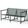 Nine Lounge Bench, grøn fra 19 Outdoors> Havebænke