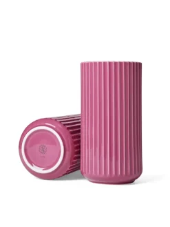 Lyngby Porcelæn Lyngbyvasen i grøn glas fra><noscript><img width=