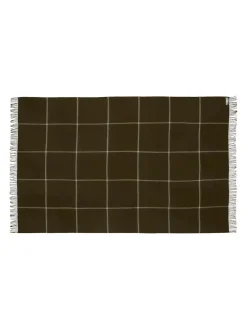 Silkeborg Uldspinderi Mandø Plaid, oak brown fra><noscript><img width=