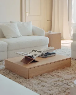 New Works Mass Coffee Table Wide, oak fra><noscript><img width=