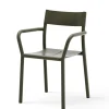 New Works May Armchair, dark green fra> Havestole