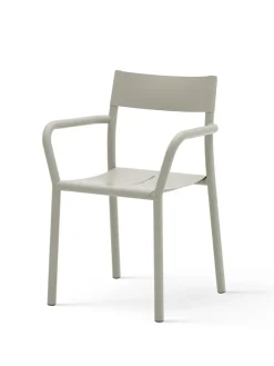 New Works May Armchair, light grey fra> Havestole
