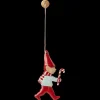 Maileg Metal ornament, Nisse med sukkerstok fra> Nisser|Juletræspynt
