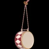 Maileg Metal ornament, stor tromme - Rød fra> Juletræspynt