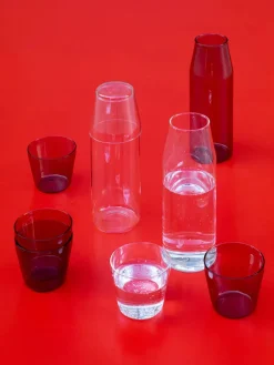 Nine Milk, set of 1 carafe + 2 glasses, grey fra><noscript><img width=