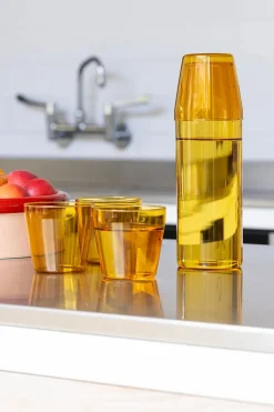 Nine Milk, set of 1 carafe + 2 glasses, grey fra><noscript><img width=