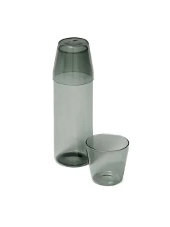Nine Milk, set of 1 carafe + 2 glasses, aqua fra><noscript><img width=