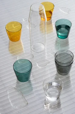 Nine Milk, set of 1 carafe + 2 glasses, aqua fra><noscript><img width=