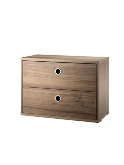 String Furniture Modul m. To Skuffer, B58 fra String> Reolsystemer
