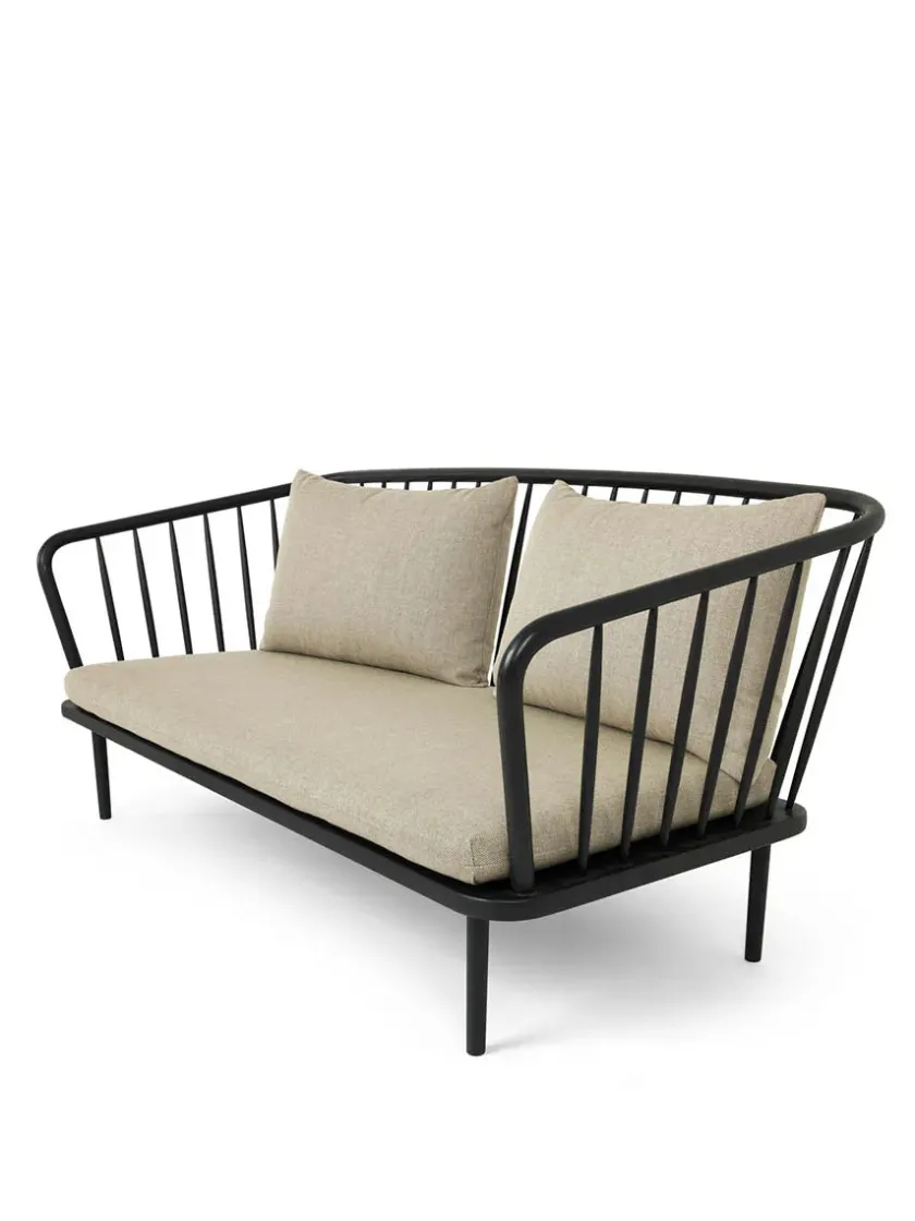 Mater Mollis sofa, sort eg og uld fra> Sofaer