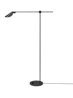 Fritz Hansen MS011 Gulvlampe, sort PVD fra> Gulvlamper|Spots
