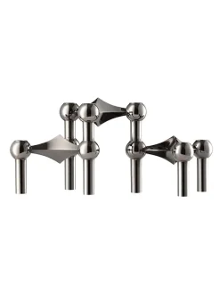 STOFF Nagel Nagel Lysestage, messing fra><noscript><img width=