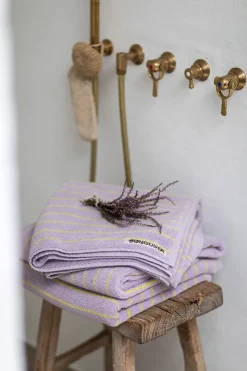 Bongusta Naram towel - Baby pink & Ski patrol fra><noscript><img width=