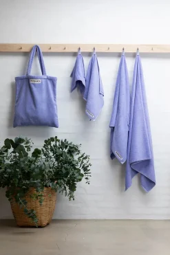 Bongusta Naram towel - Lilac & Neon yellow fra><noscript><img width=