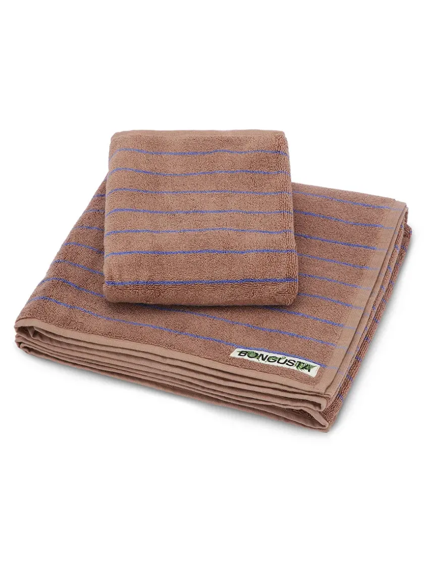 Bongusta Naram towel - Lilac & Neon yellow fra> Gaver Til Hende|Badeværelsestekstiler