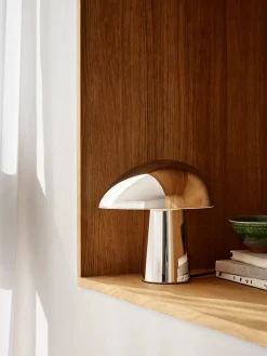 Fritz Hansen Night Owl Steel Bordlampe, polished steel fra> Spots