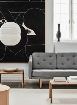 Fredericia Furniture No. 1 Sofa 3-personers, Fiord af Børge Mogensen> Sofaer
