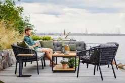 Cane-line Ocean 2-pers. Sofa, venstre modul, Soft Rope fra><noscript><img width=
