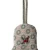 Maileg Ornament Klokke, small fra> Juletræspynt