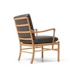 Carl Hansen & Søn OW149 Colonial lænestol, eg olie, Terra-læder af Ole Wanscher><noscript><img width=