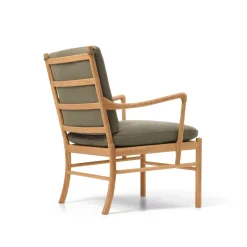 Carl Hansen & Søn OW149 Colonial lænestol, eg olie, Terra-læder af Ole Wanscher><noscript><img width=