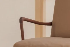 Carl Hansen & Søn OW149 Colonial lænestol, valnød olie, Terra-læder af Ole Wanscher><noscript><img width=