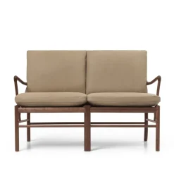 Carl Hansen & Søn OW149-2 Colonial sofa valnød olie, Terra-læder af Ole Wanscher><noscript><img width=