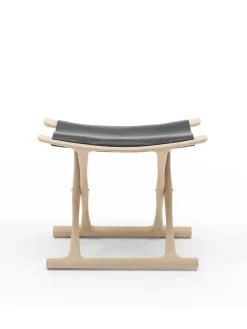 Carl Hansen & Søn OW2000 Egypter stol af Ole Wanscher> Skamler