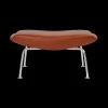 Fredericia Furniture OX Skammel - Cera 905 læder i Russet Brown af Hans J. Wegner> Skamler