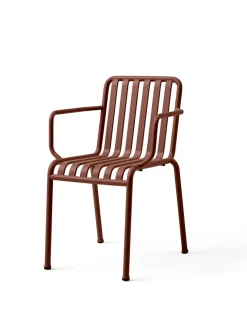 HAY Palissade Armchair, iron red fra> Havestole