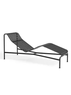 HAY Palissade Chaise Longue, iron red fra> Solvogne/Liggestole