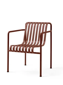 HAY Palissade Dining Armchair, iron red fra> Havestole
