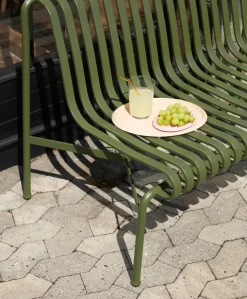 HAY Palissade Dining Bench uden armlæn, iron red fra><noscript><img width=