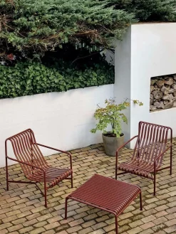 HAY Palissade Lounge Chair High, iron red fra><noscript><img width=