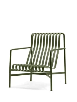 HAY Palissade Lounge Chair High, iron red fra><noscript><img width=