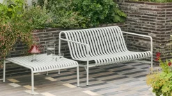 HAY Palissade Low Table, sky grey fra> Udendørs Loungemøbler|Haveborde