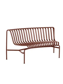 HAY Palissade Park Dining Bench, in, iron red fra> Havebænke