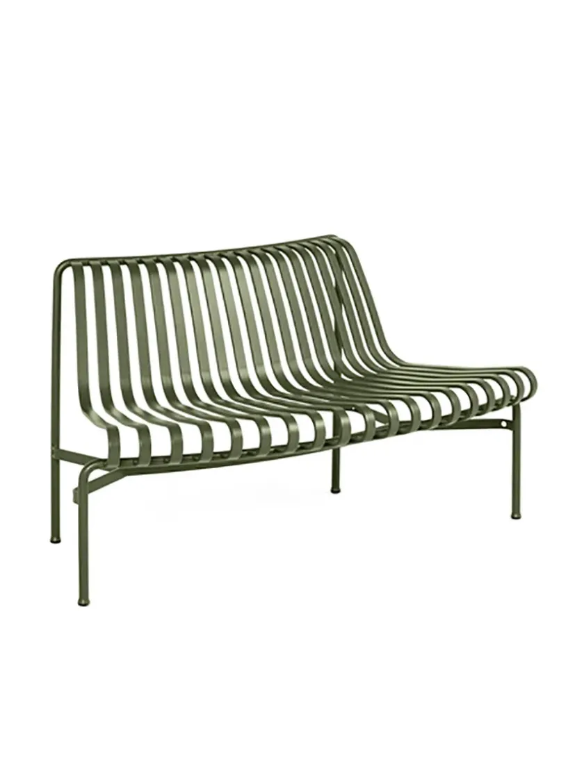 HAY Palissade Park Dining Bench, out, antracit fra> Havebænke