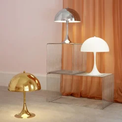 Louis Poulsen Panthella 250 bordlampe, sort af Verner Panton><noscript><img width=