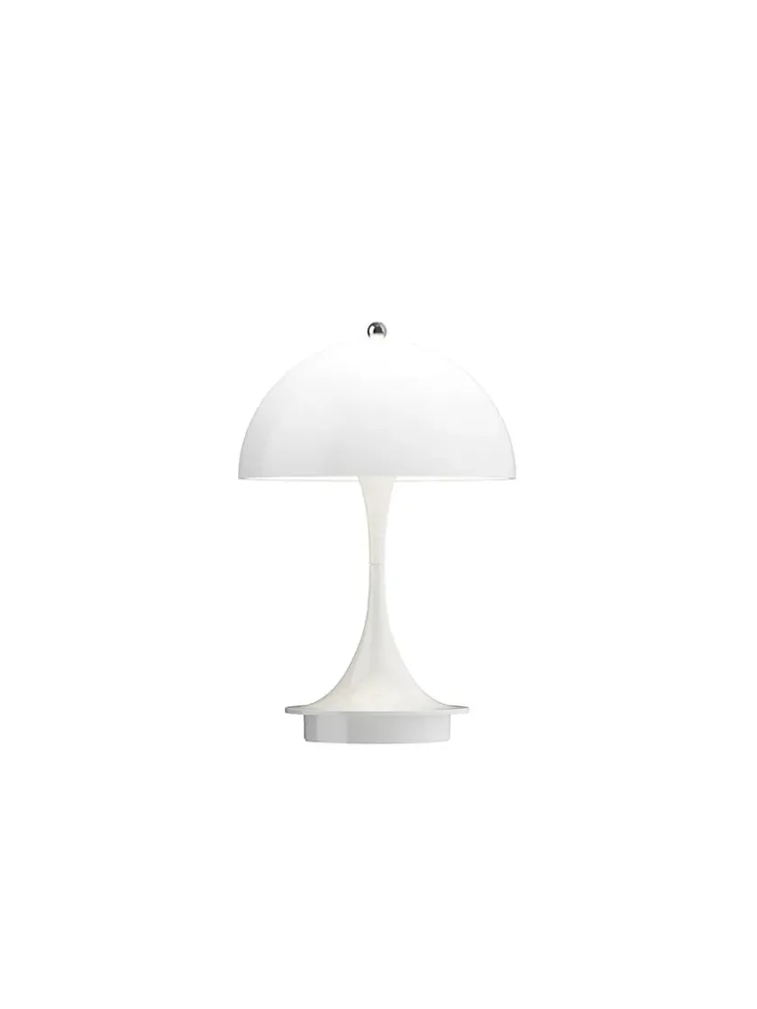 Louis Poulsen Panthella 160 Portable V3, chrome blue grey af Verner Panton> Portable Lamper|Spots
