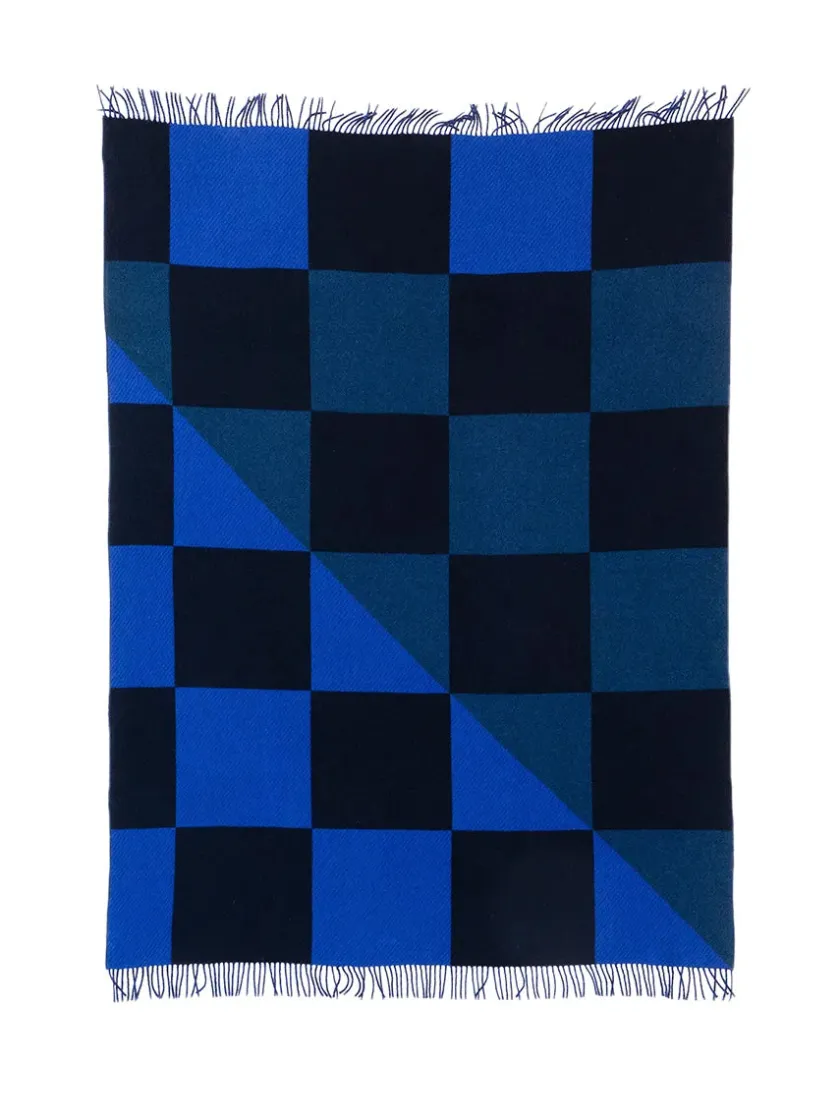 raawii Patch Plaid, white/deer/onyx fra> Puder Og Plaider