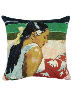 Poulin Design Paul Gauguin Femmes de Tahiti pude fra> Puder Og Plaider|Puder
