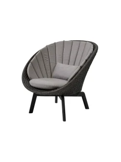 Cane-line Peacock Loungestol, Soft Rope m/ben i alu fra><noscript><img width=
