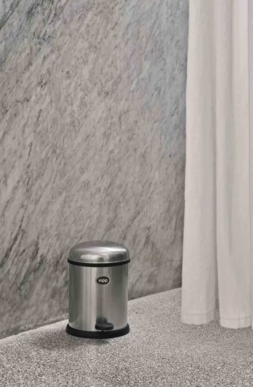 Vipp Pedalspand 12 - 3 L, Stainless Steel fra> Pedalspande